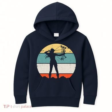 Bow Hunting Archery Kids Hoodie
