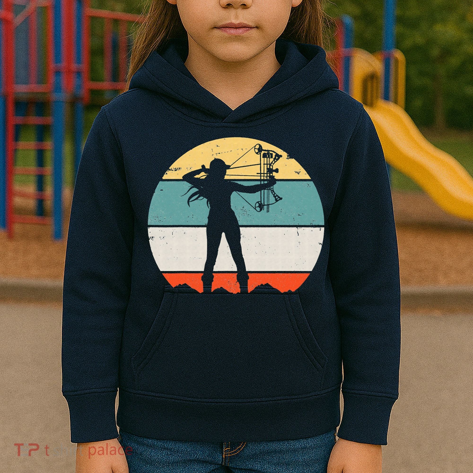Bow Hunting Archery Kids Hoodie