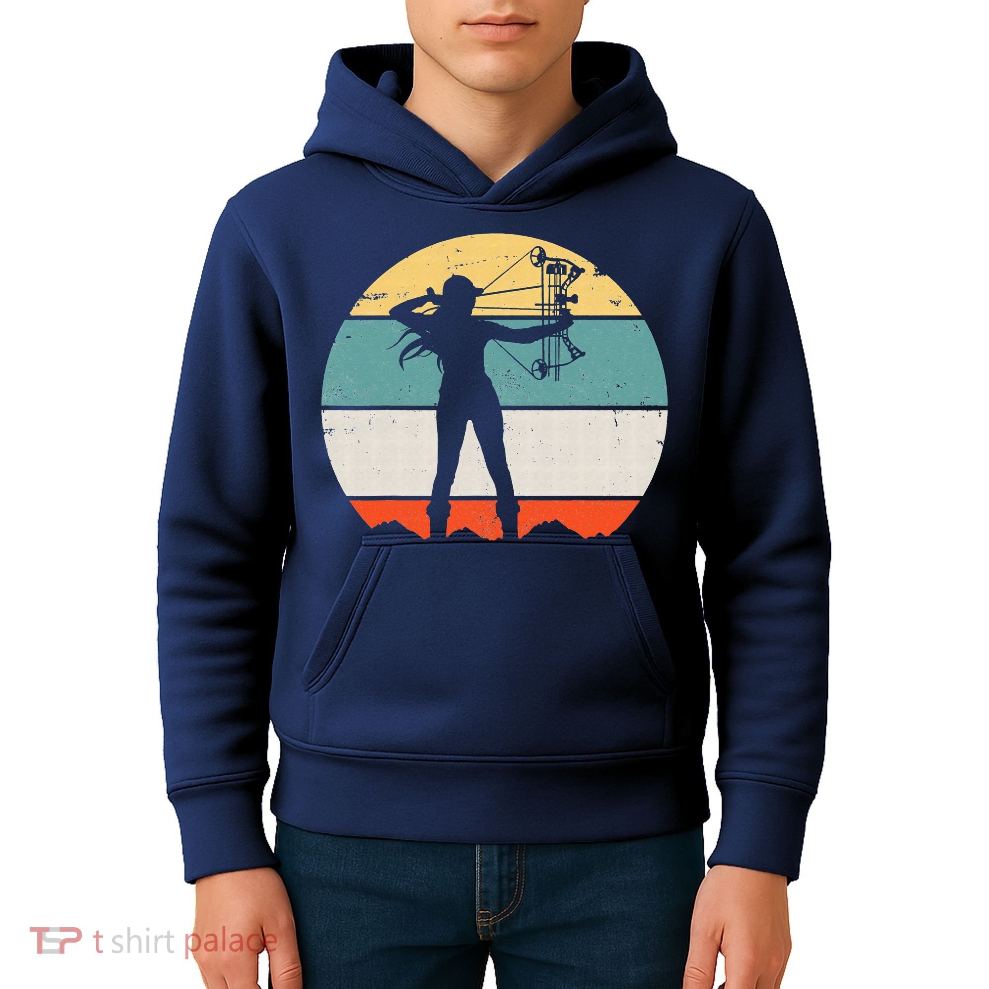 Bow Hunting Archery Kids Hoodie