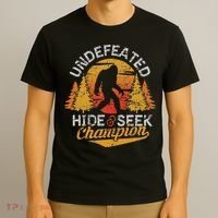 Bigfoot Hide and Seek Champion Sasquatch T-Shirt thumb 3