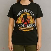 Bigfoot Hide and Seek Champion Sasquatch T-Shirt thumb 4