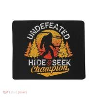 Bigfoot Hide and Seek Champion Sasquatch Mousepad thumb 0