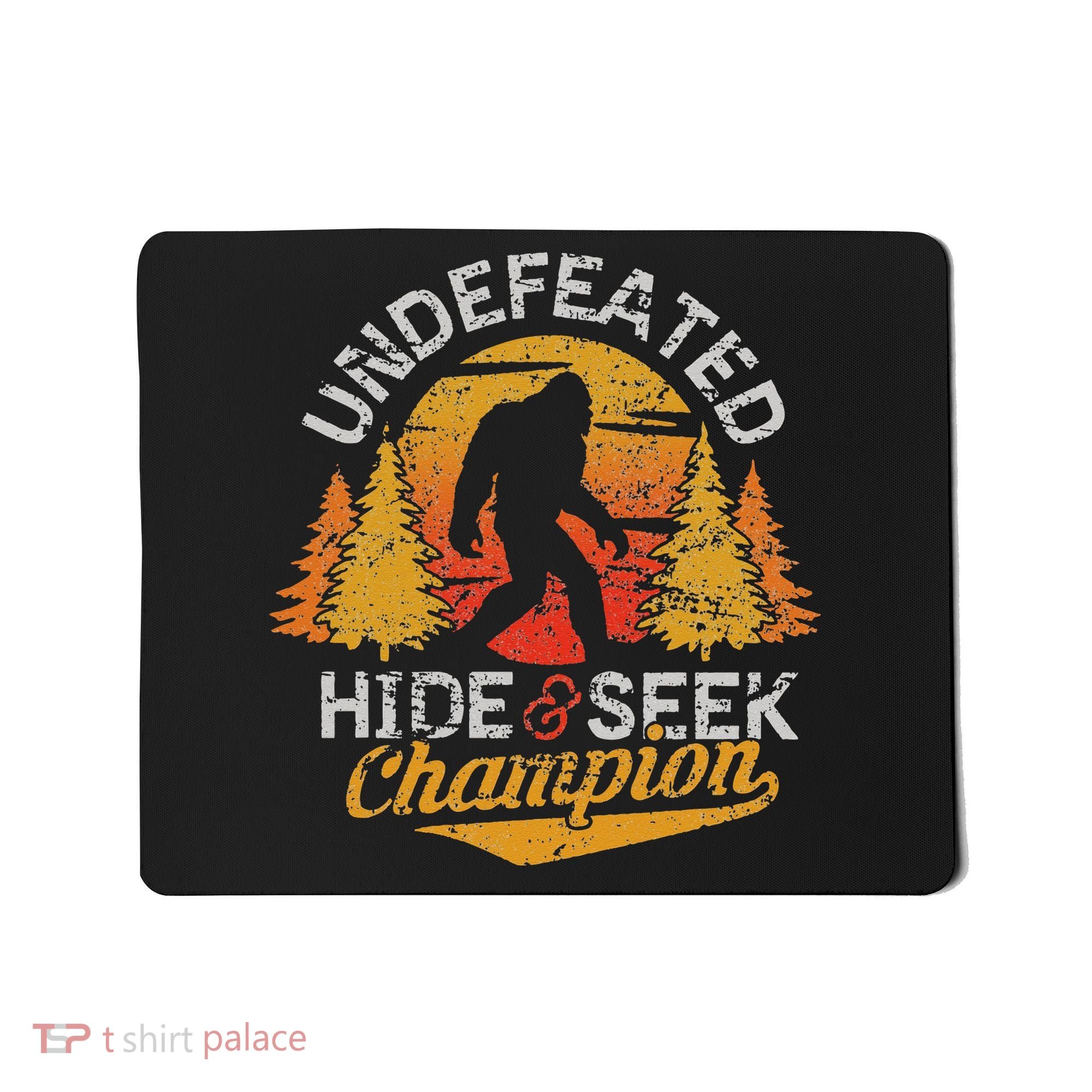 Bigfoot Hide and Seek Champion Sasquatch Mousepad