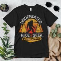 Bigfoot Hide and Seek Champion Sasquatch Premium T-Shirt thumb 2