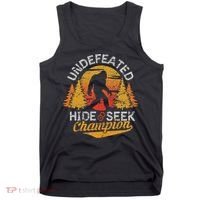 Bigfoot Hide and Seek Champion Sasquatch Tank Top thumb 0