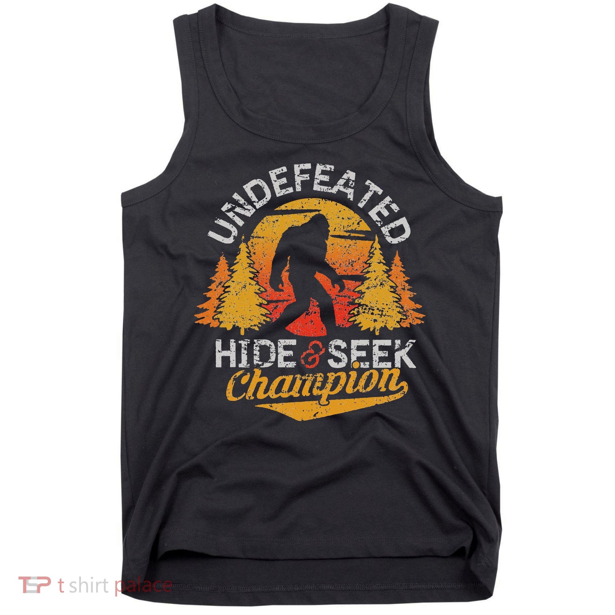 Bigfoot Hide and Seek Champion Sasquatch Tank Top