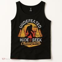 Bigfoot Hide and Seek Champion Sasquatch Tank Top thumb 2