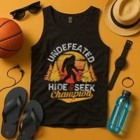 Bigfoot Hide and Seek Champion Sasquatch Tank Top thumb 4