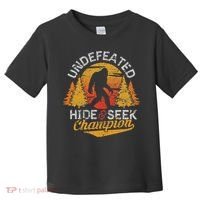 Bigfoot Hide and Seek Champion Sasquatch Toddler T-Shirt thumb 0