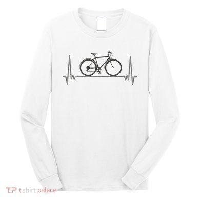 Bicycle Heartbeat Long Sleeve Shirt