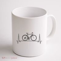 Bicycle Heartbeat Coffee Mug thumb 1