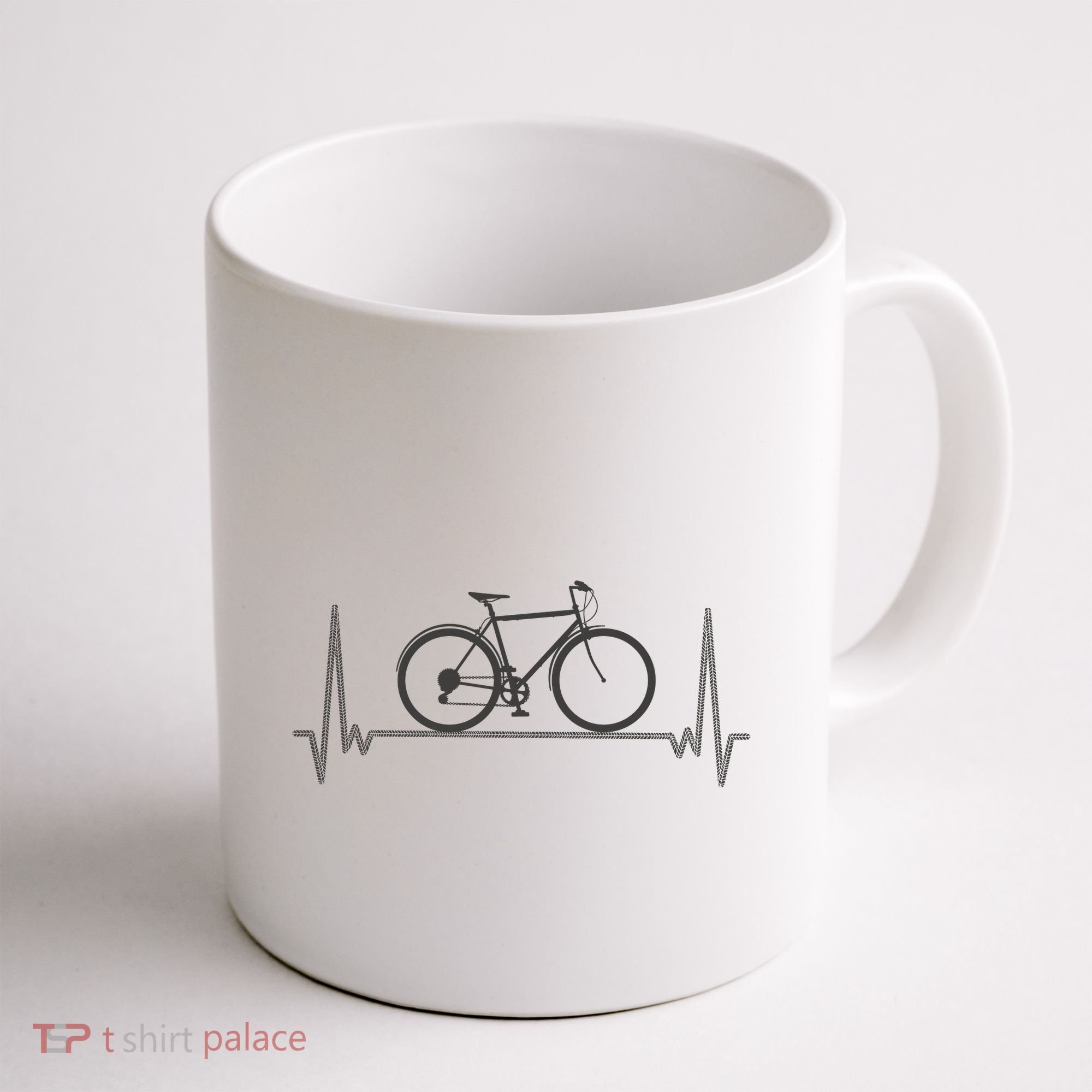 Bicycle Heartbeat Coffee Mug