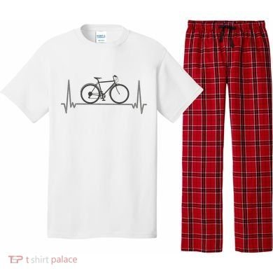 Bicycle Heartbeat Pajama Set