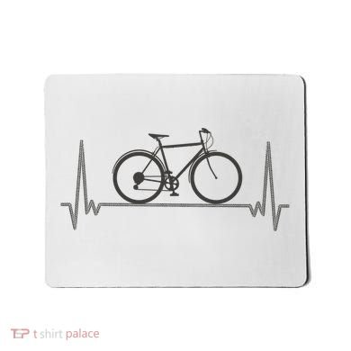 Bicycle Heartbeat Mousepad