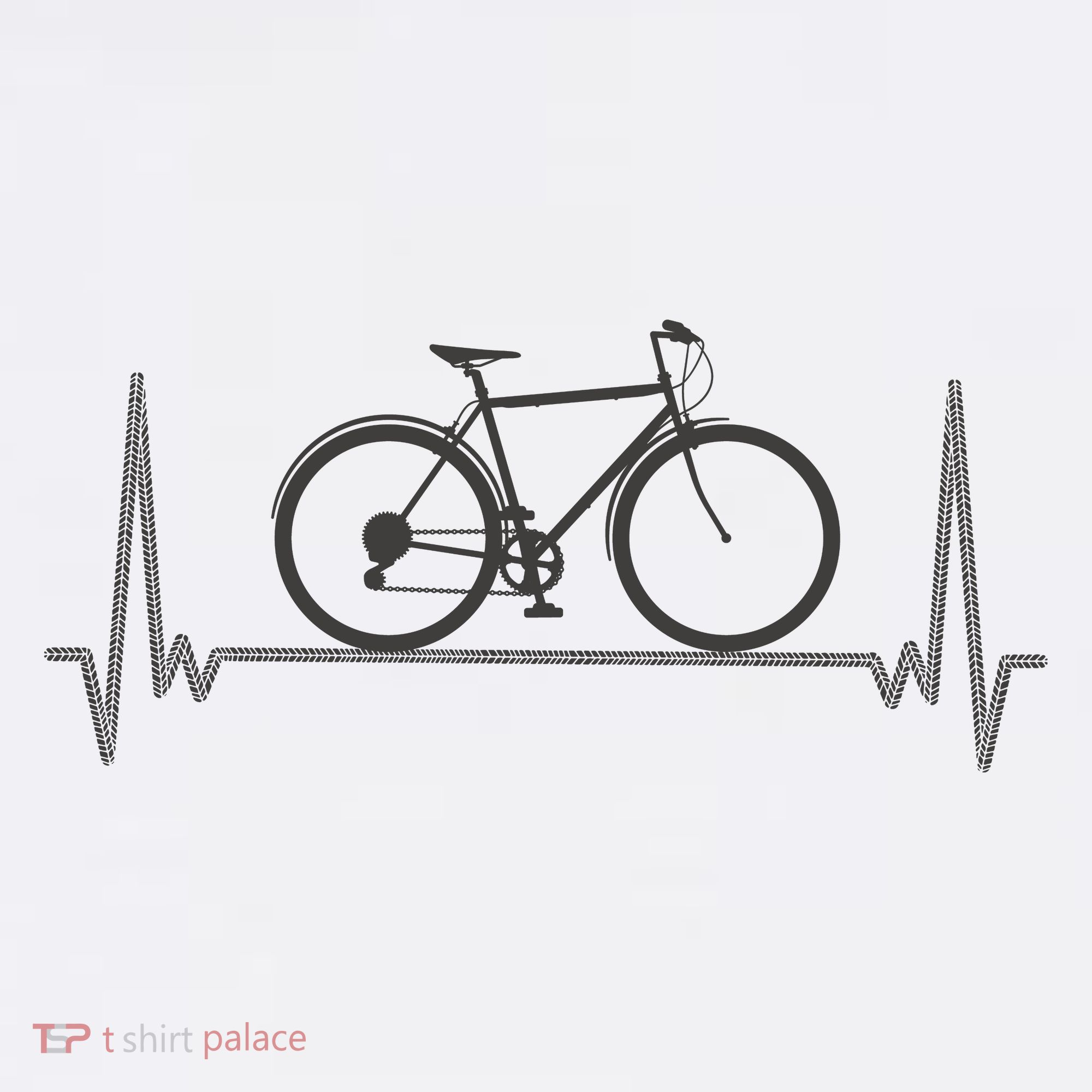 Bicycle Heartbeat Mousepad