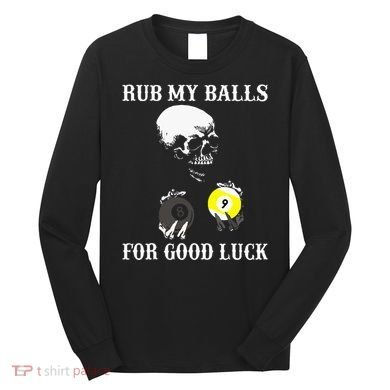 Billiards Halloween Long Sleeve Shirt