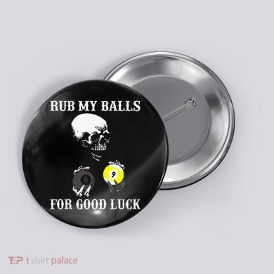 Billiards Halloween Button