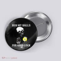 Billiards Halloween Button thumb 0