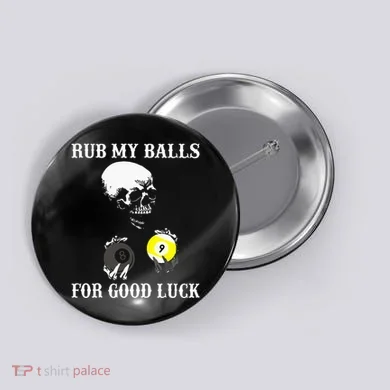 Billiards Halloween Button