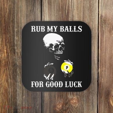 Billiards Halloween Coaster