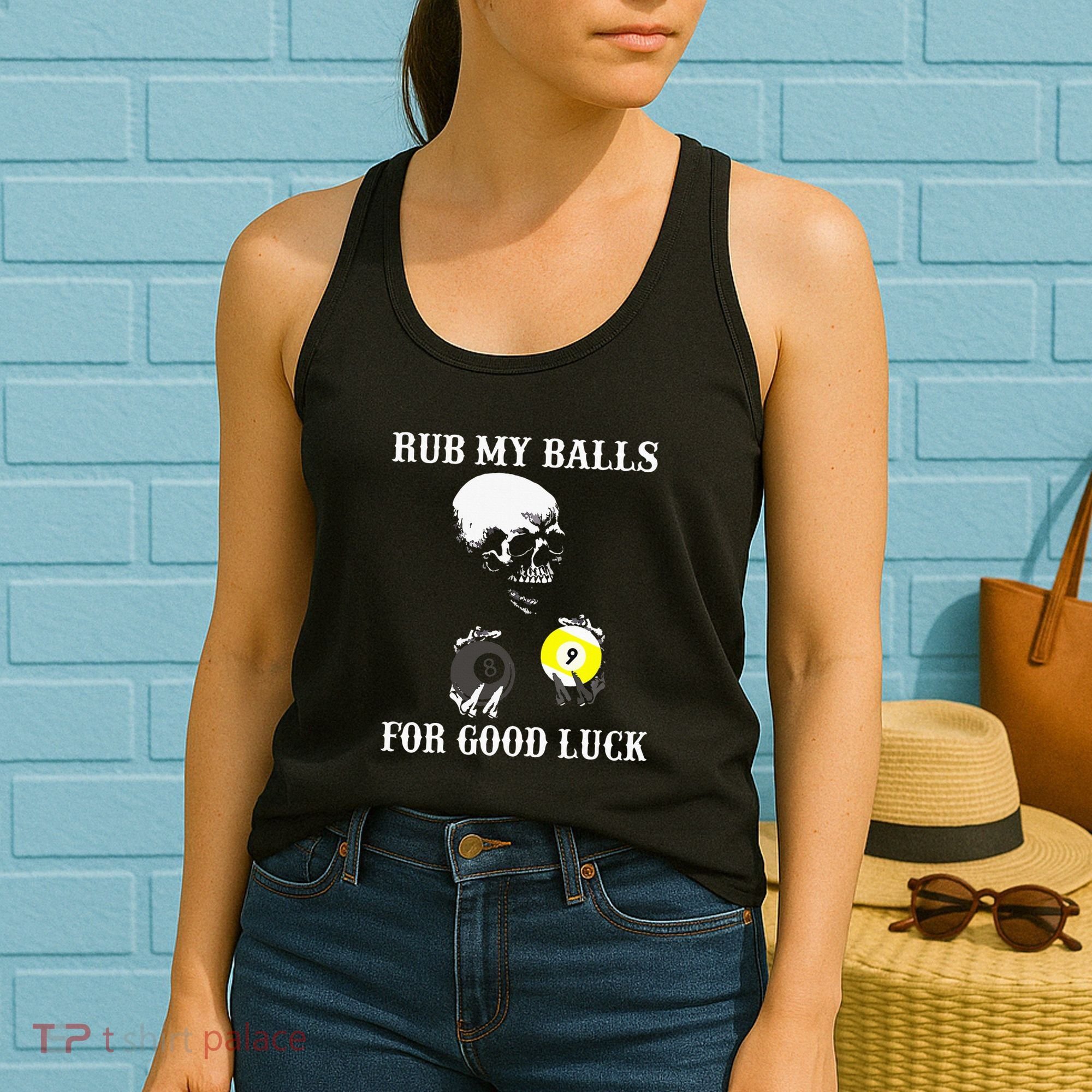 Billiards Halloween Women's Tank Top
