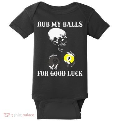 Billiards Halloween Baby Bodysuit