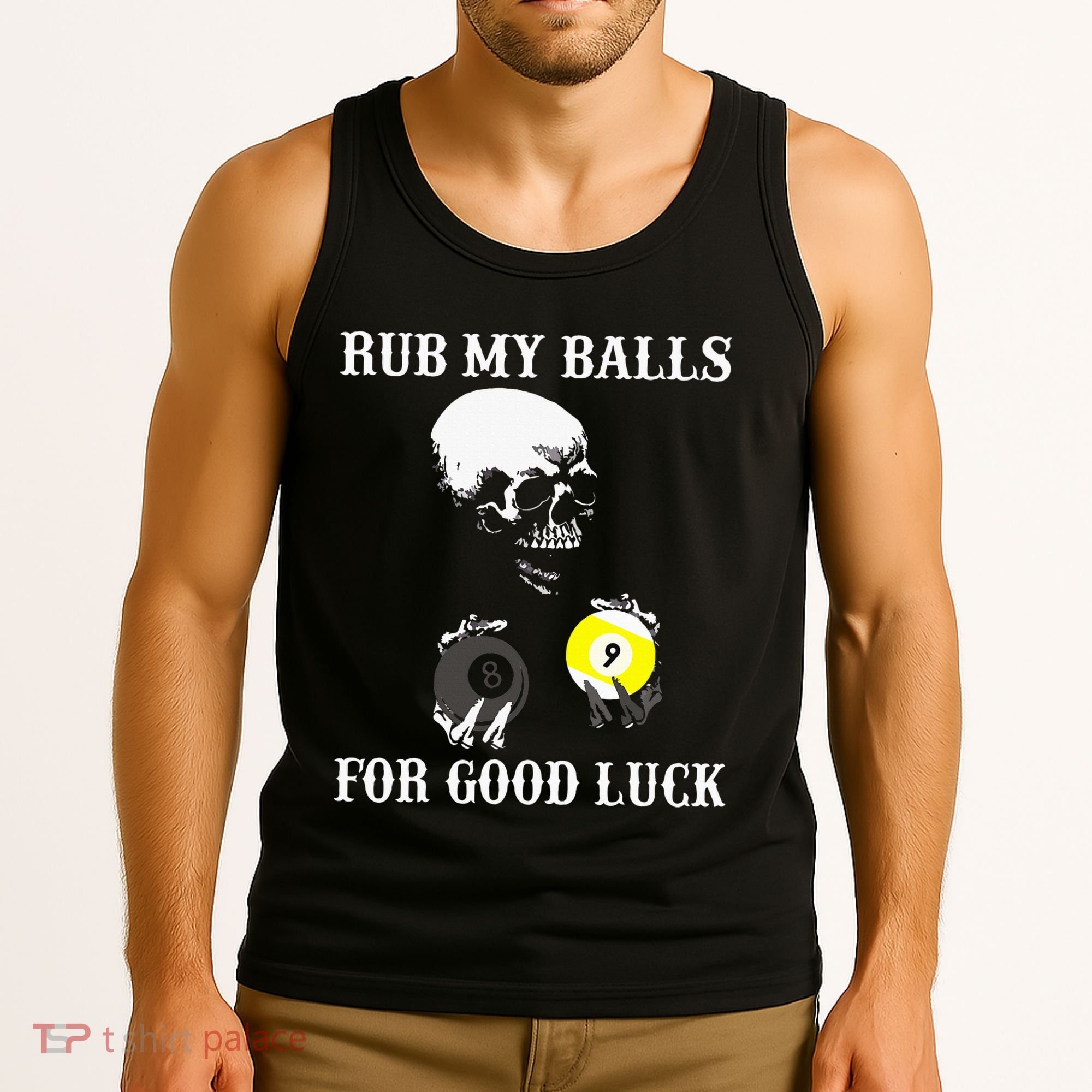 Billiards Halloween Tank Top