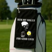 Billiards Halloween Golf Towel thumb 2