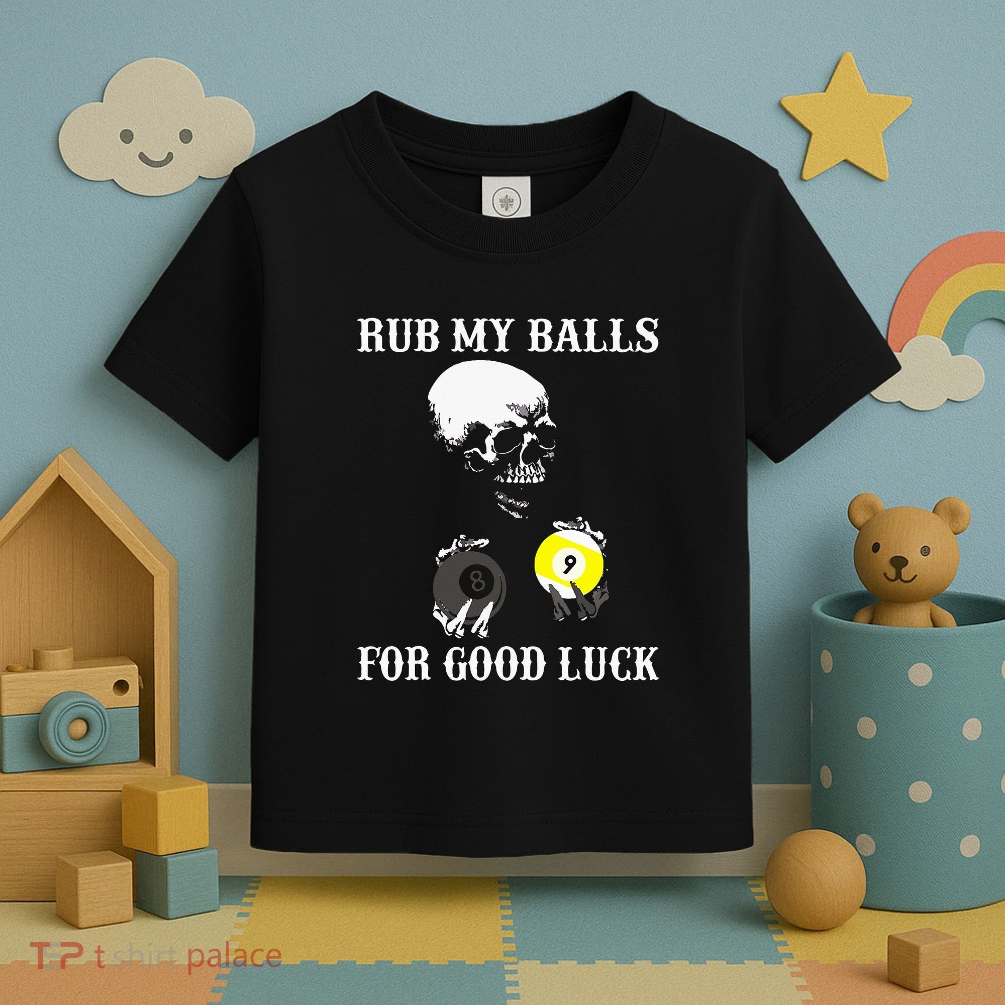 Billiards Halloween Toddler T-Shirt