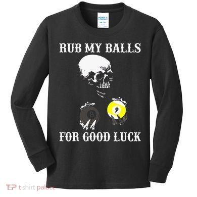 Billiards Halloween Kids Long Sleeve Shirt