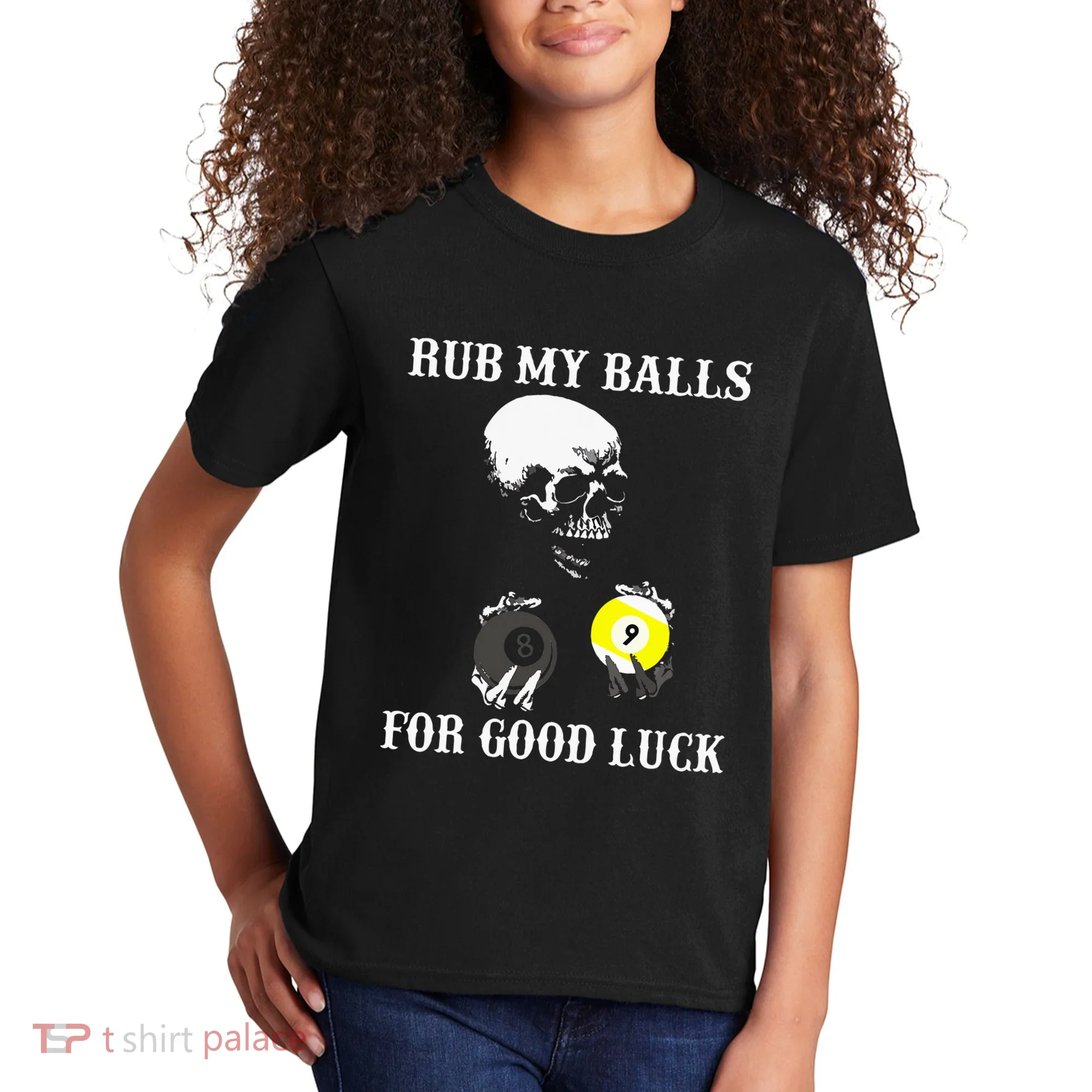 Billiards Halloween Kids T-Shirt