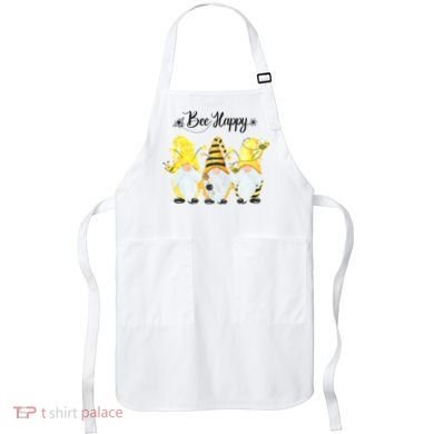 Bee Happy Bee Gnome Spring Apron