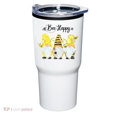 Bee Happy Bee Gnome Spring Tumbler