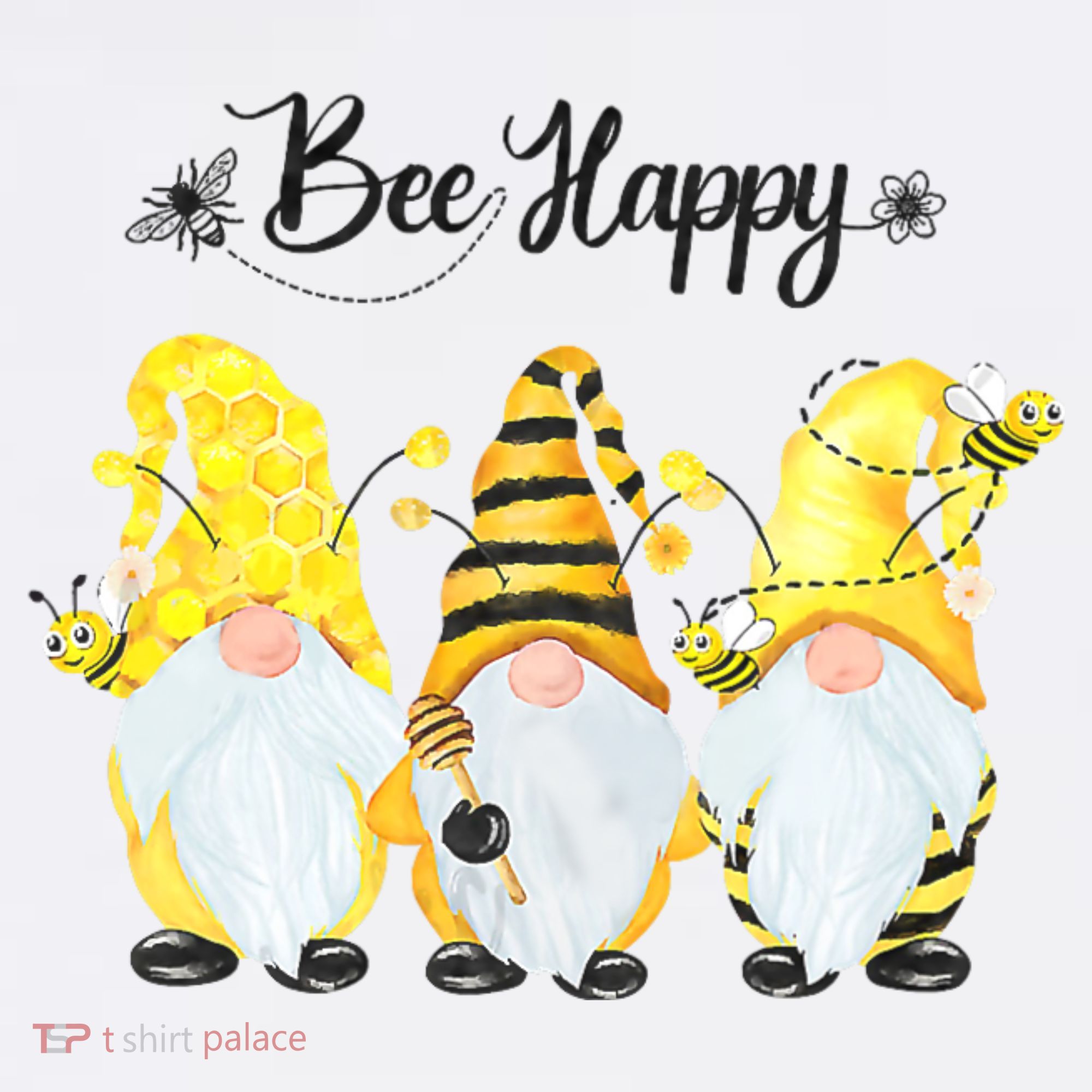 Bee Happy Bee Gnome Spring Visor