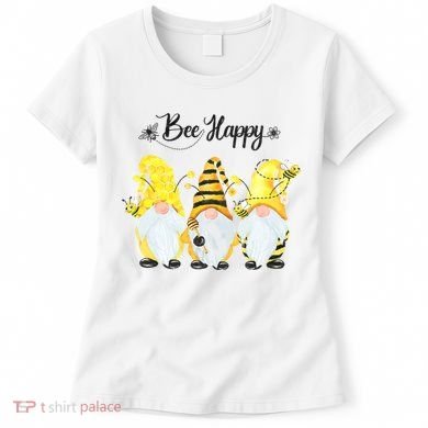 Bee Happy Bee Gnome Spring Women's T-Shirt