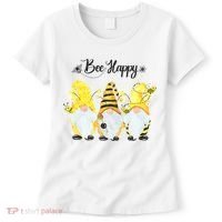 Bee Happy Bee Gnome Spring Women's T-Shirt thumb 0
