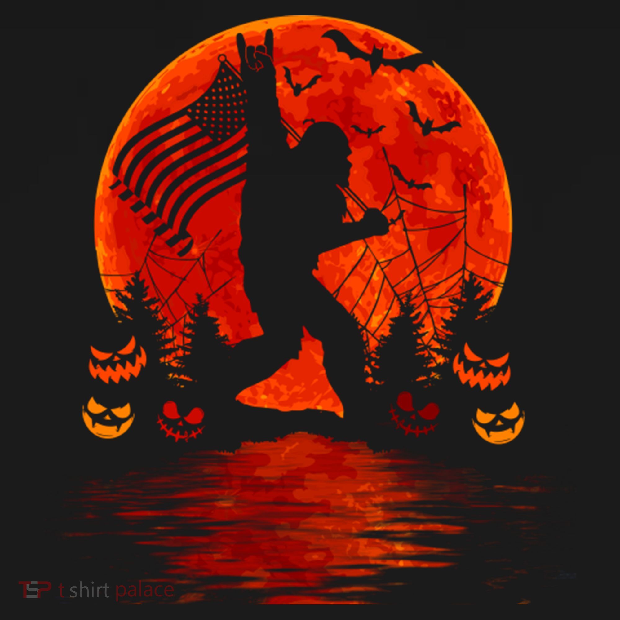Bigfoot Halloween Backpack