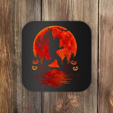 Bigfoot Halloween Coaster