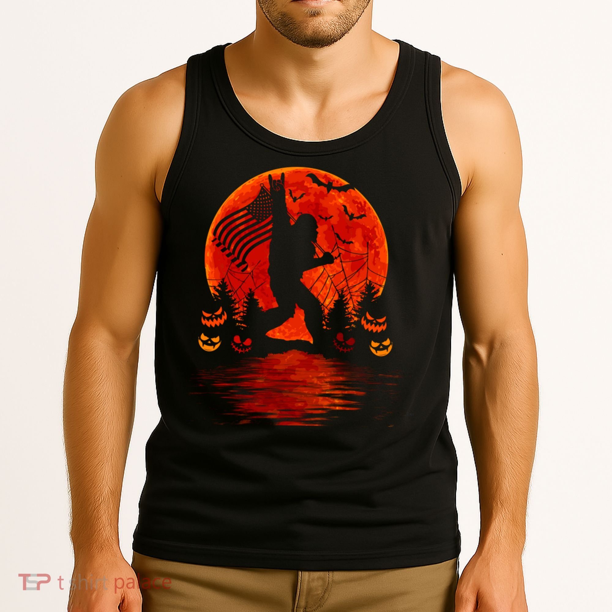 Bigfoot Halloween Tank Top