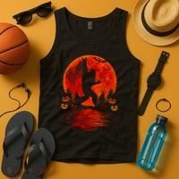 Bigfoot Halloween Tank Top thumb 4