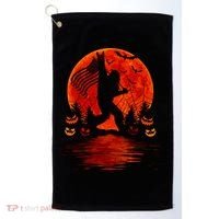 Bigfoot Halloween Golf Towel thumb 0