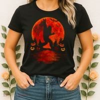 Bigfoot Halloween Women's T-Shirt thumb 2
