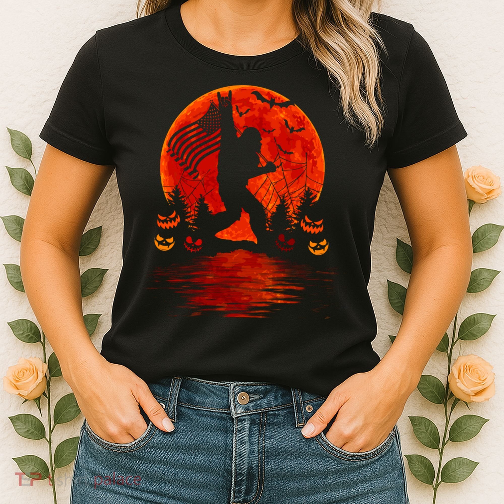 Bigfoot Halloween Women's T-Shirt