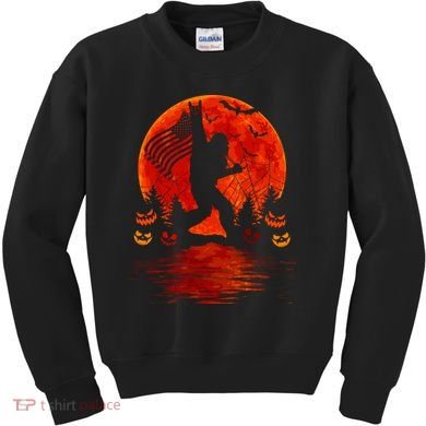 Bigfoot Halloween Kids Sweatshirt