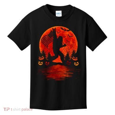 Bigfoot Halloween Kids T-Shirt