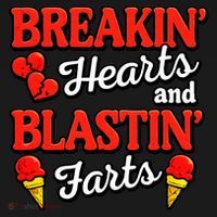 Breakin Hearts Blastin Farts Baby Bodysuit thumb 2