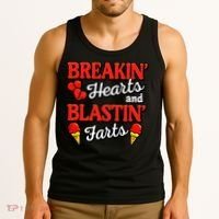 Breakin Hearts Blastin Farts Tank Top thumb 3
