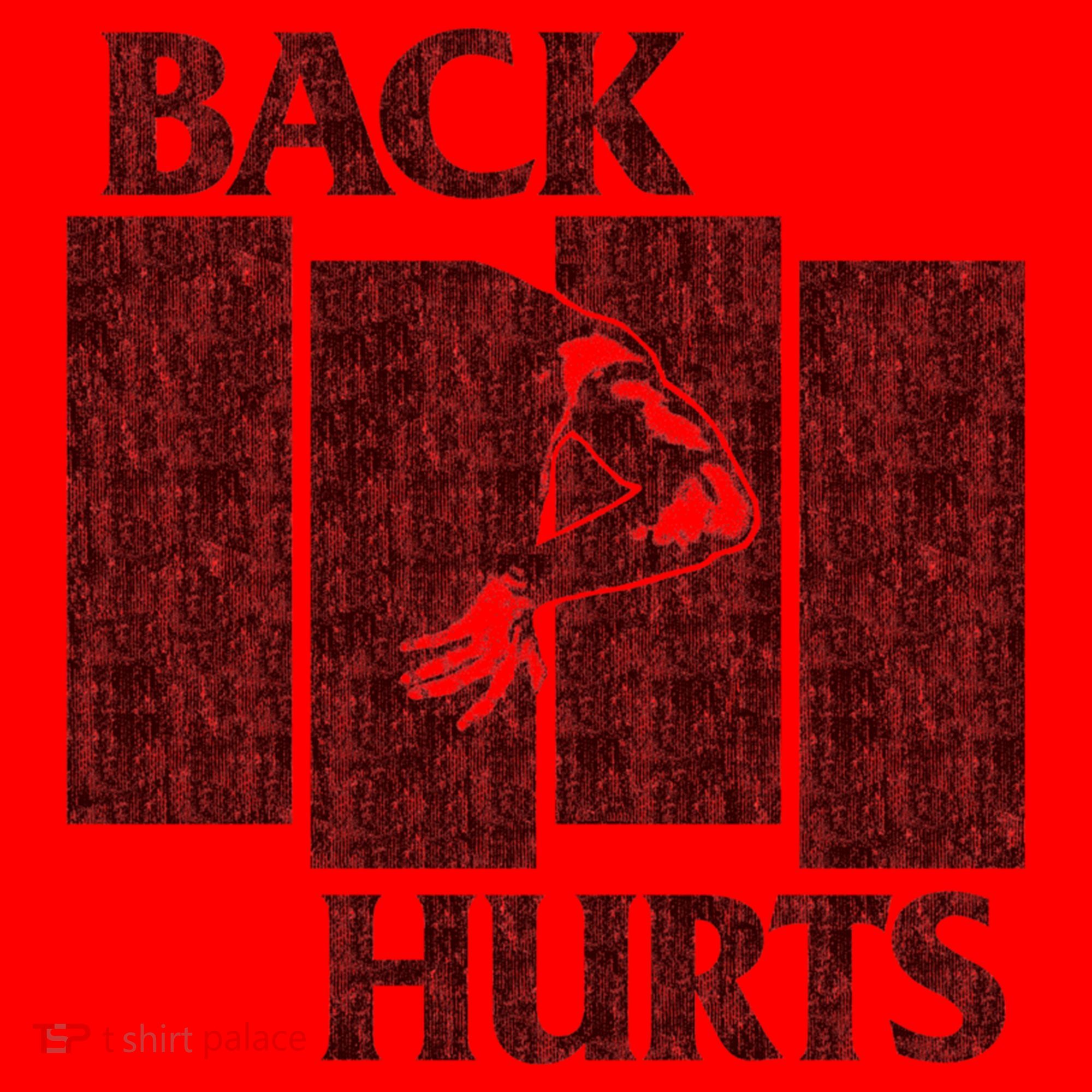 Back Hurts Santa Hat