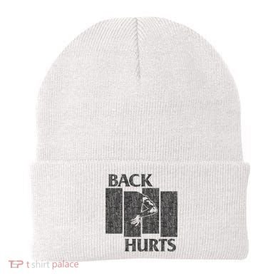 Back Hurts Beanie