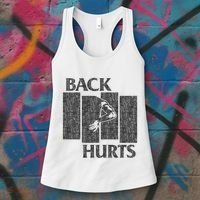 Back Hurts Women's Tank Top thumb 3